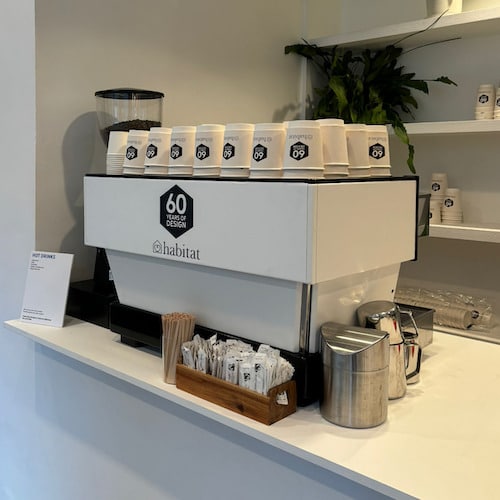 Barista coffee bar for a product launch