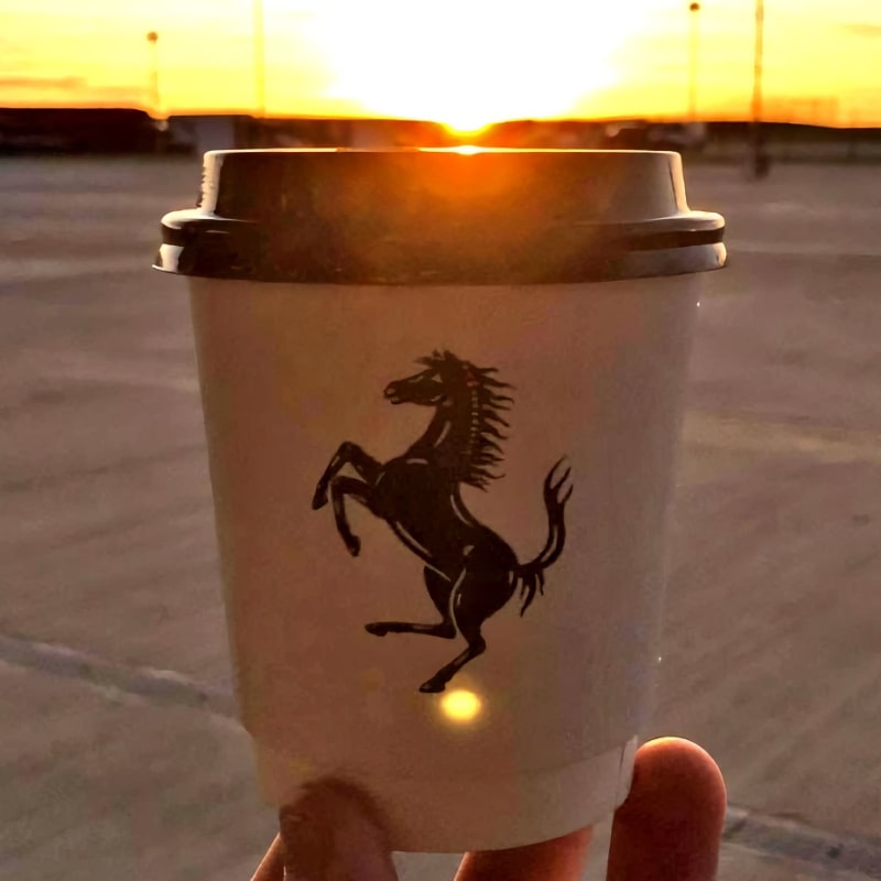 Ferrari coffee menu