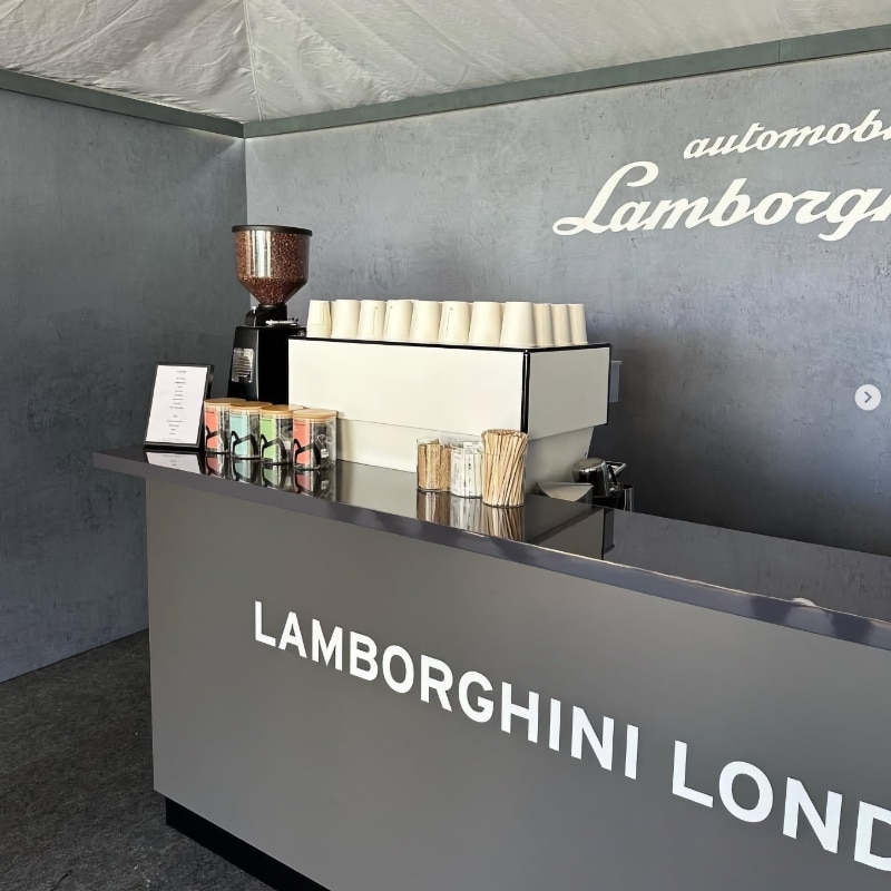 Ferrari coffee menu