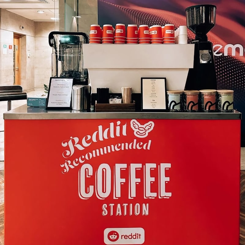 Ferrari coffee menu